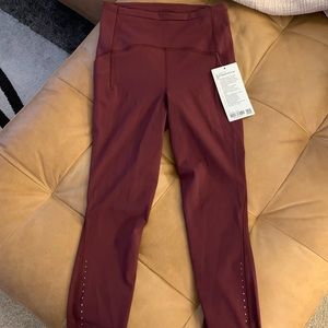 NWT Lululemon Swift Speed Crop 23”